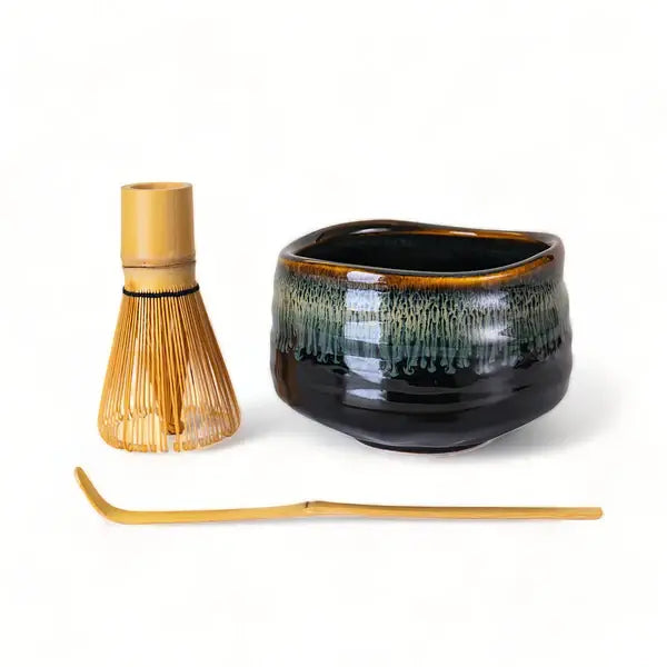 Matcha Bowl 21oz Set with Whisk and Tea Spoon